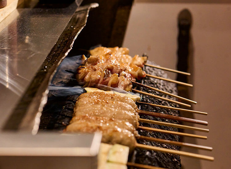 焼きシーン